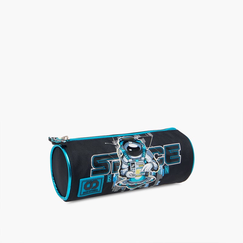 sami_studio Pouch-Space-Collection-1 Cmprt With Zip- (Polyester ) Multicolor \ 22X8X8 - Image 3